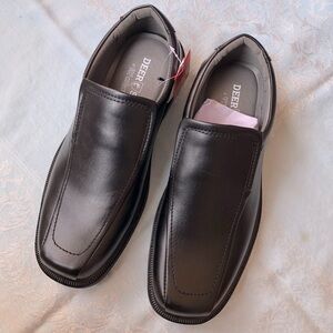Mens Deer Stags Greenpoint dress comfort slip on loafer Black size 11 wide